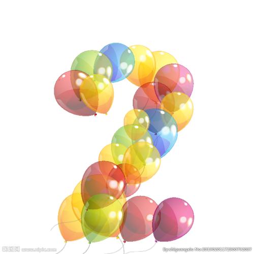 创意阿拉伯数字矢量图片