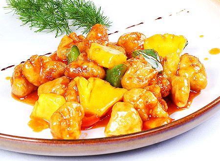 菠萝咕噜猴头菇