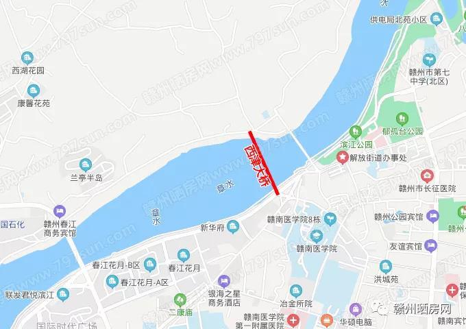 连接水西和老城区,赣州这座大桥即将建设!
