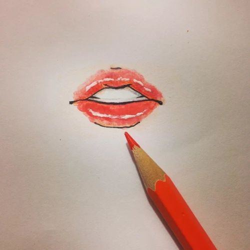 【随手画】——嘴唇