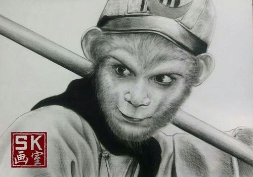 陈泽嘉素描画齐白石,太神了!