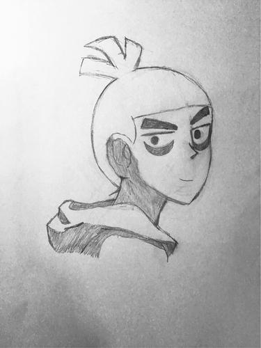 准备勾线上色(刺客伍六七)