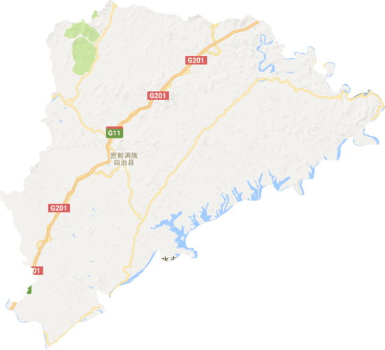 宽甸满族自治县行政区域简介