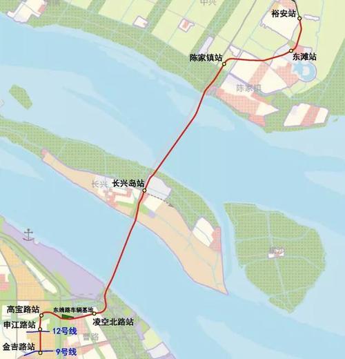 崇明地铁就要来了!可换乘9号和12号线!经过你家门口没?