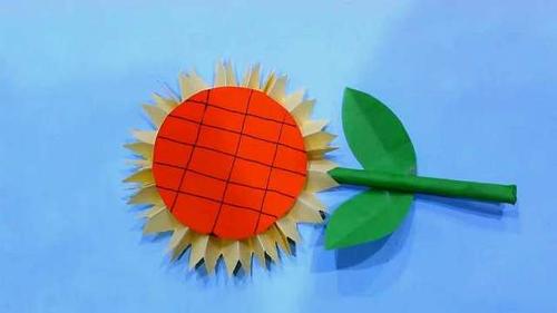 少儿手工制作大全,向日葵手工折纸制作,你学会了吗