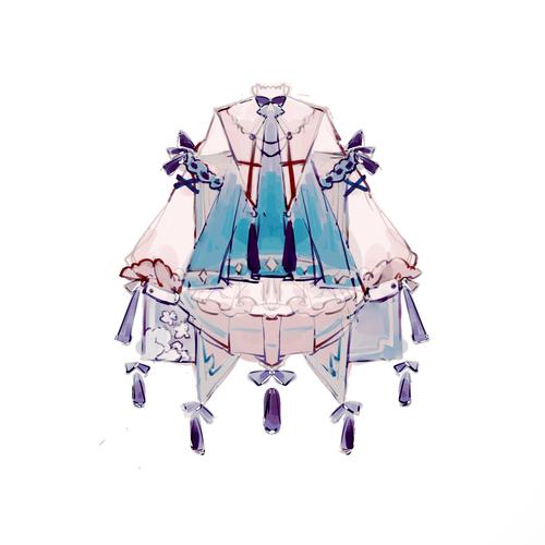 意向三叶亭新款原创十穗lolita中国国风汉元素中华风连衣裙