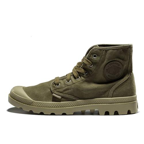 帕拉丁 palladium 高帮男休闲鞋 pampa hi 02352 卡其色 42