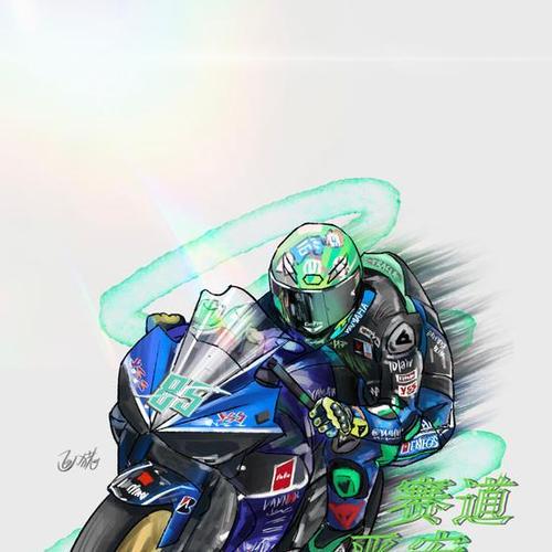 王一博珠海zic摩托车赛 王一博赛道平安 看到85号赛车手uniq-王一博