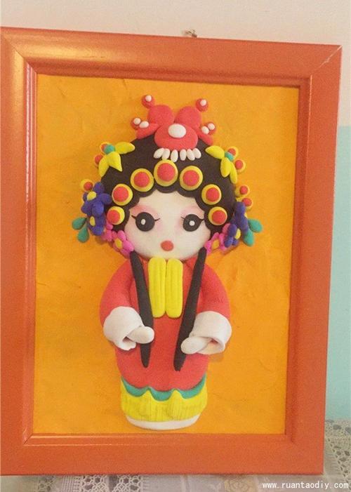 戏剧小生粘土制作