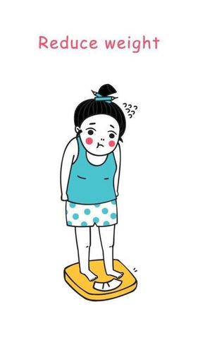 减肥,fighting~「iphone壁纸‐手机壁纸‐可爱‐卡通‐动漫‐平铺 