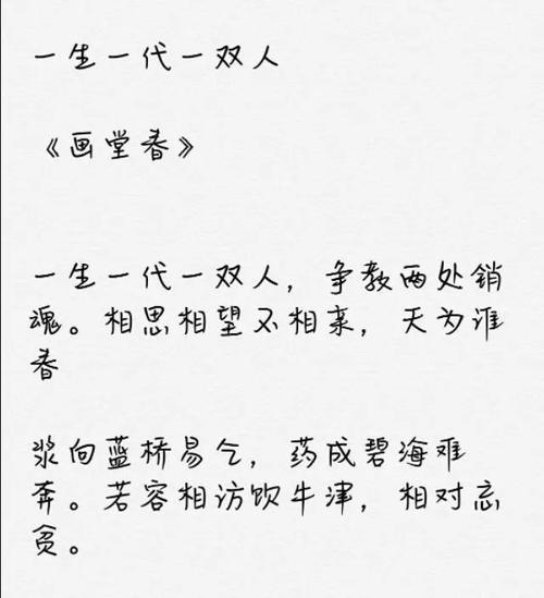 一生一代一双人