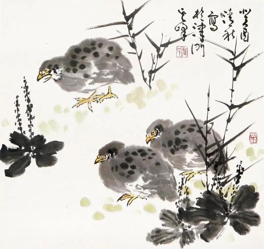 花鸟画孙其峰的小写意承前启后