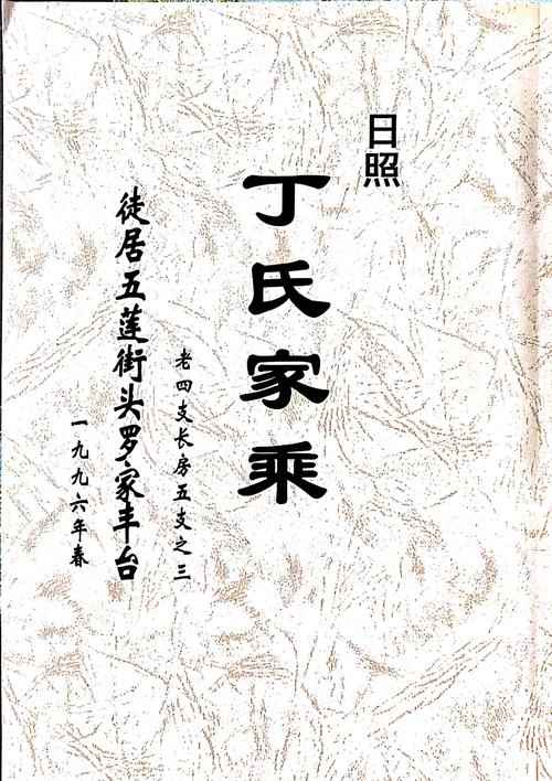 罗家丰台丁氏家谱(下)