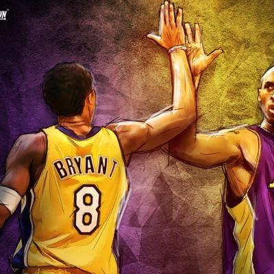 科比情侣头像一左一右