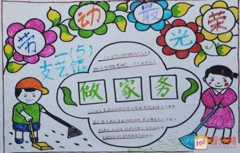 家务小技巧的手抄报 手抄报简单又漂亮