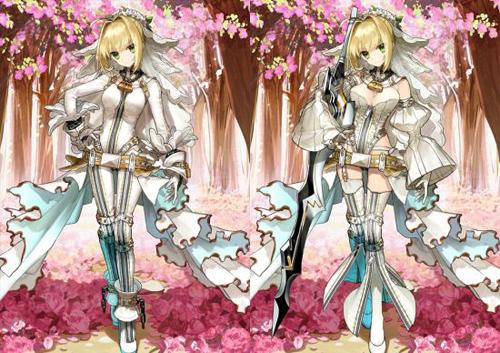 fgo花嫁尼禄立绘