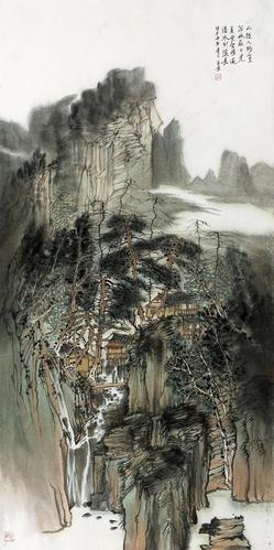画家周一白 作品欣赏|国画|中国画|山水画_网易订阅