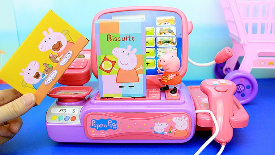 小猪佩奇玩具 佩奇到超市买零食疯狂大采购