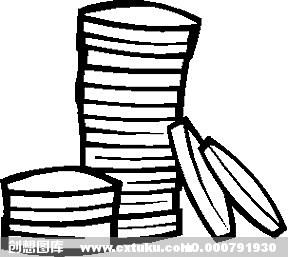 美术中钱币简笔画