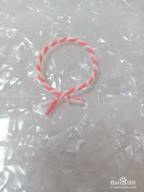 口罩绳子做小手环