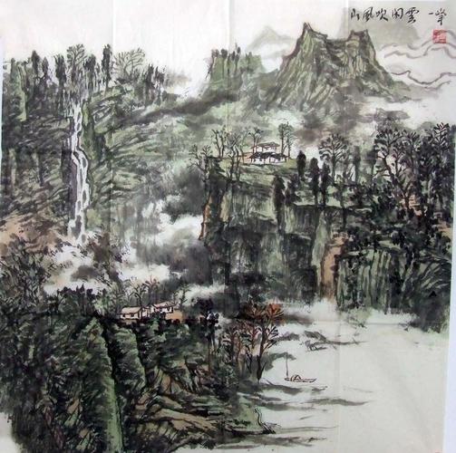 寿一峰绘画作品欣赏