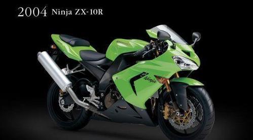 四缸神车川崎大牛zx-10r,历经30年时间,从图一改款到图三