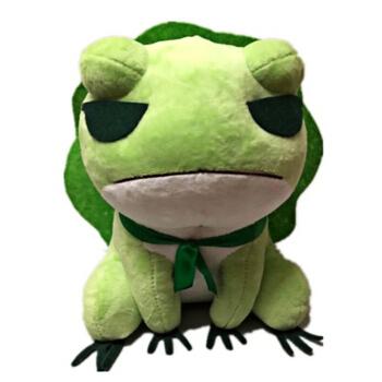 旅行的青蛙公仔玩偶毛绒玩具布娃娃游戏动漫周边萌呱儿子抱枕游戏同款