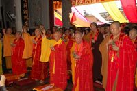 广东省佛教协会副会长,韶关南华寺方丈传正法师,汕头潮阳大北岩方丈