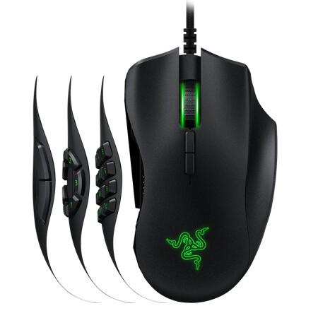 准新品雷蛇razer鼠标那伽梵蛇系列进化版多侧键mobo专业机械电竞游戏