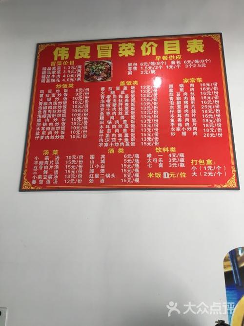 伟良冒菜菜单图片 - 第3张