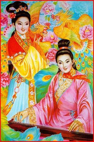 才子佳人们百年好合的古典年画,张张喜庆,幅幅吉祥
