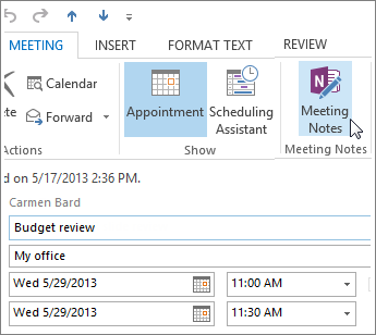 take notes in a meeting