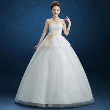 相似2022新款抹胸修身婚纱礼服优雅甜美公主齐地显瘦礼品婚纱影楼礼服