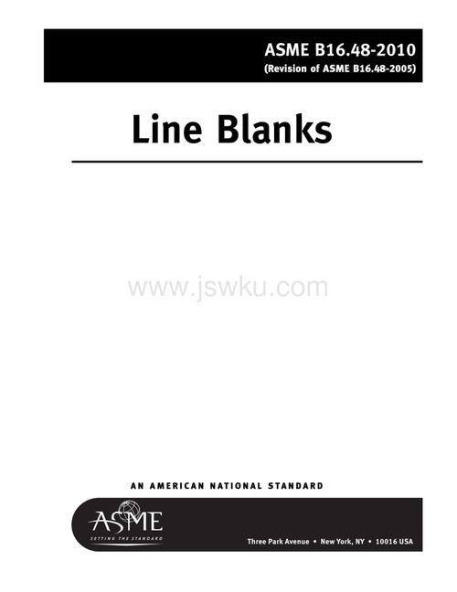 asme b16.48-2010 管线盲板 line blanks.pdf