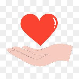 微信手捧爱心头像图片