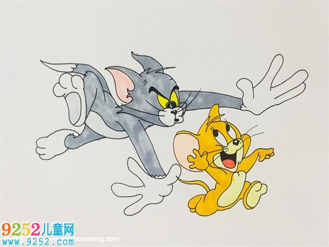 汤姆和杰瑞怎么画? 猫和老鼠简笔画