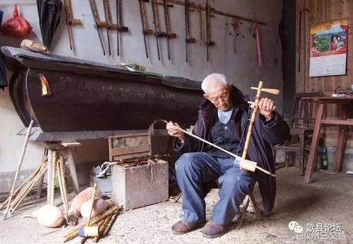 歙县"大山深处有高人":访京胡老人方升涛