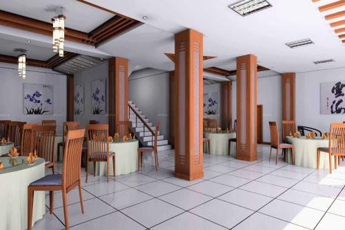 店面中间有柱子怎么装修