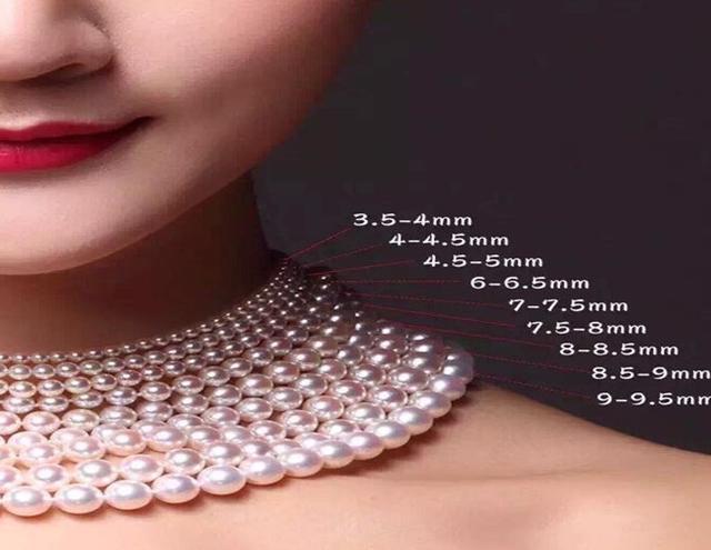 其他宝石一般以克拉重量衡量,而珍珠除去重量衡量之外还以尺寸衡量