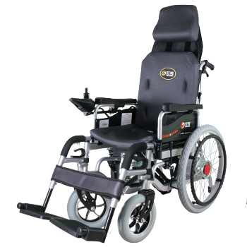 电动轮椅老人折叠轻便智能全自动代步车残疾人老年旅行轮椅车升级高靠