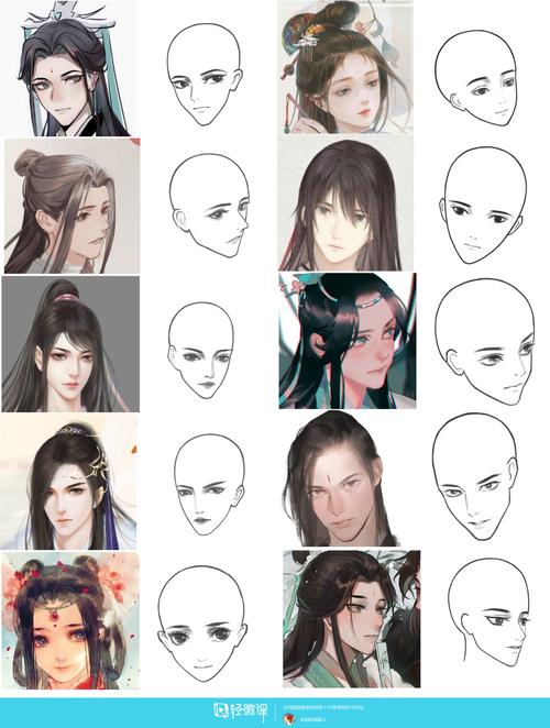 古风插画嘴巴的基本画法