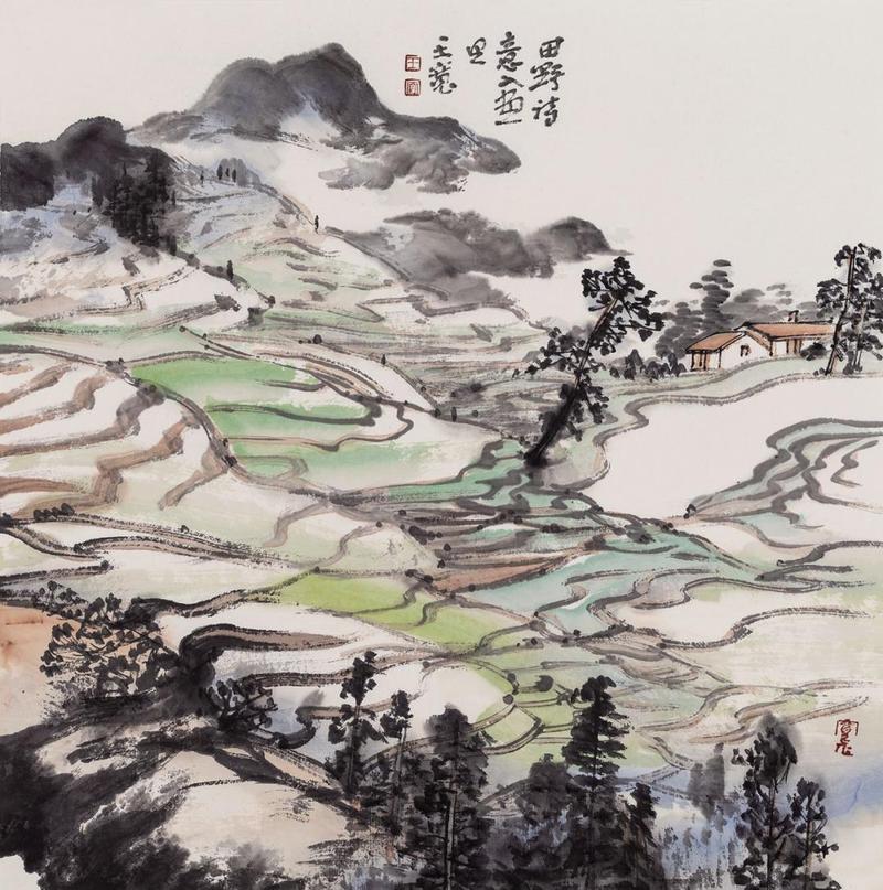 国画周刊长安清风庆祝建党100周年书画六人展今日开展