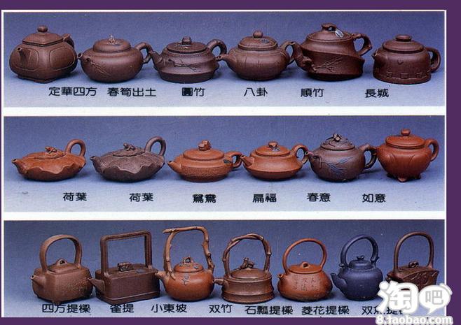 [转载]紫砂壶  wbr>壶型大全