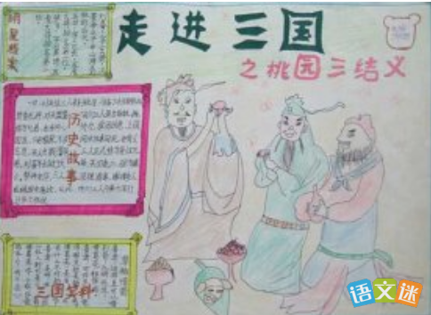简单又漂亮的三国手抄报资料