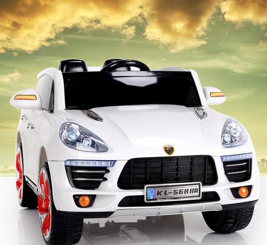 快乐达新款保时捷卡宴双驱四轮宝宝电瓶车可坐儿童电动车遥控童车