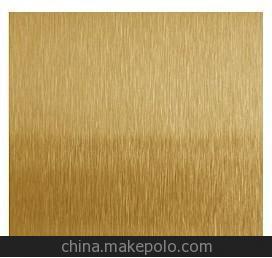 上海鼎丰 供应拉丝黄钛金 201不锈钢板