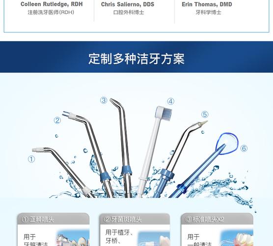 【清理牙结石 清洁牙菌斑】waterpik美国洁碧冲牙器wp-100ec家用洗牙