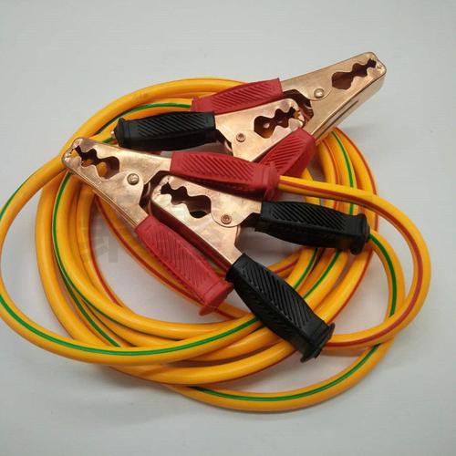 适合汽车搭火线电瓶线过江龙电瓶夹子连接线鳄鱼夹纯铜搭电线应急通用