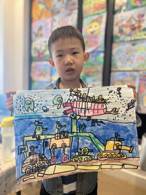 汽车 车  儿童画 幼儿创意美术 少儿绘画 1_美术_绘画