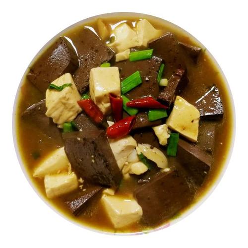 猪血豆腐煲